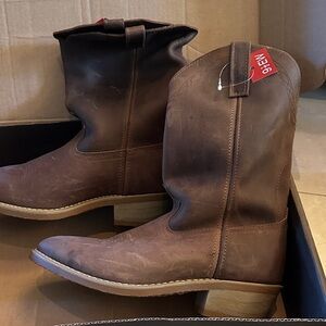 J.B. Dillon Dark Brown Western Boots